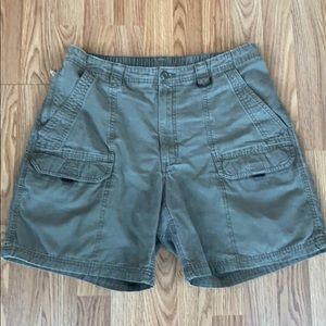 Wrangler Khaki Green Cargo Shorts